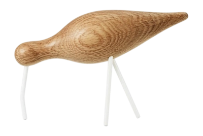 Houten Beeldje Normann Copenhagen Large Shorebird White oak