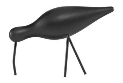 Beeldje Normann Copenhagen Shorebird Large Black Oak