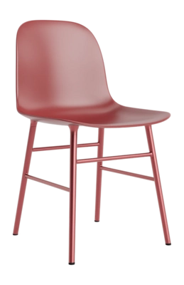 Stoel Normann Copenhagen Form Chair Steel Red