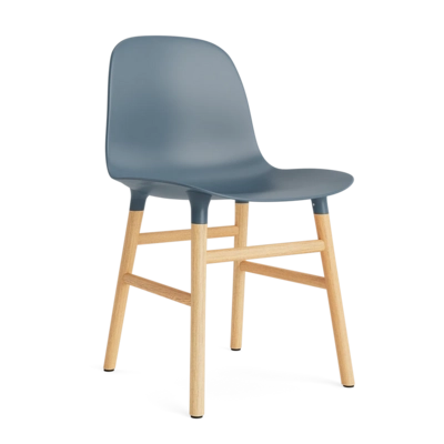 Stoel Normann Copenhagen Form Chair Oak Blue