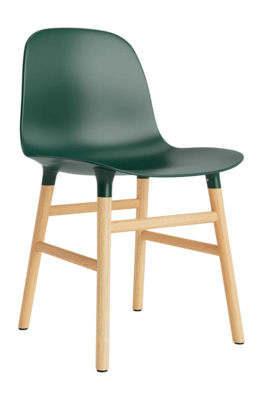 Stuhl Normann Copenhagen Form Chair Oak / Forest Green