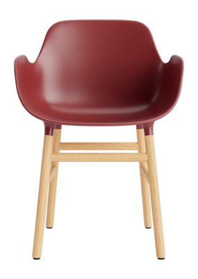 Stoel Normann Copenhagen Form Armchair Oak Red
