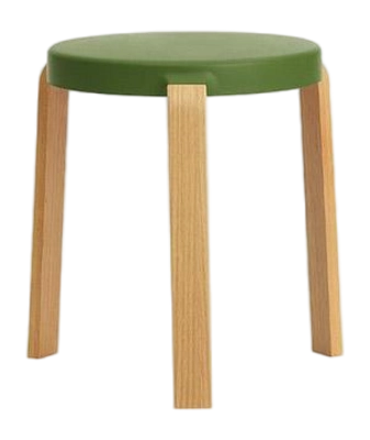 Kruk Normann Copenhagen Tap Stool Oak Olive