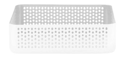 Spülkorb Normann Copenhagen Nic Nac White 22,5 x 22,5 x 6 cm