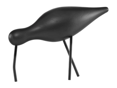 Holzfigur Normann Copenhagen Shorebird Large Black
