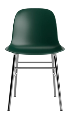 Stoel Normann Copenhagen Form Chair Chrome Green
