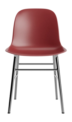 Stoel Normann Copenhagen Form Chair Chrome Red