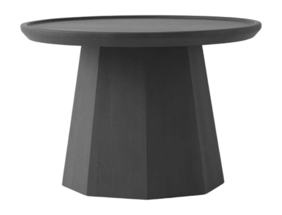 Bijzettafel Normann Copenhagen Pine Table Large Dark Grey