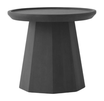 Bijzettafel Normann Copenhagen Pine Table Small Dark Grey