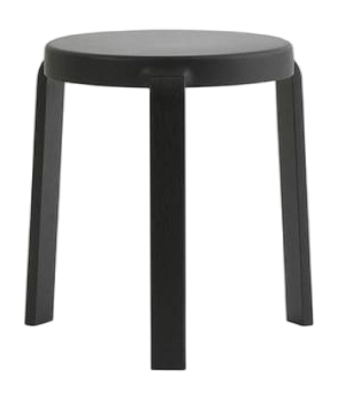 Kruk Normann Copenhagen Tap Stool Black Black
