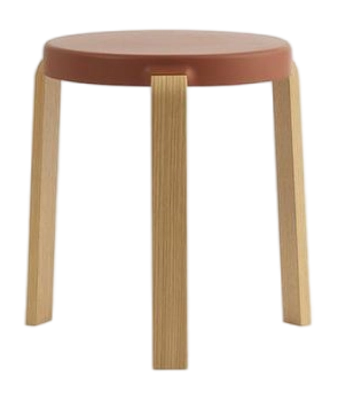 Kruk Normann Copenhagen Tap Stool Oak Caramel