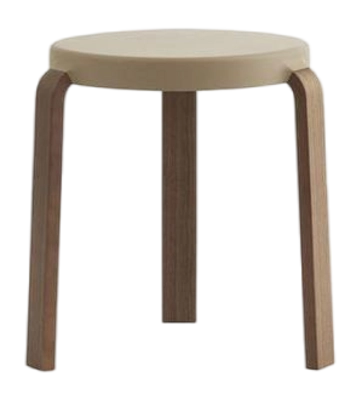 Kruk Normann Copenhagen Tap Stool Walnut Sand