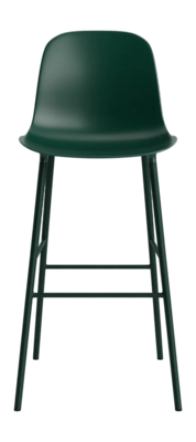 Barstoel Normann Copenhagen Form Bar Chair 75 cm Steel Green
