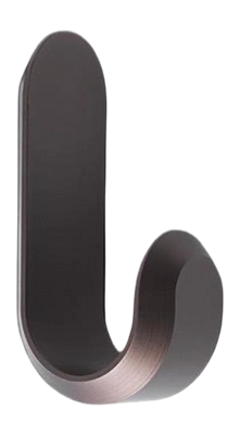 Handtuchhaken Normann Copenhagen Curve Mini Haken Matt Brown (2er-Set)