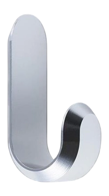 Handtuchhaken Normann Copenhagen Curve Mini Haken Silver (2er-Set)