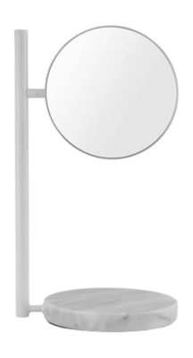 Spiegel Normann Copenhagen Pose Mirror White 39 x 21 cm