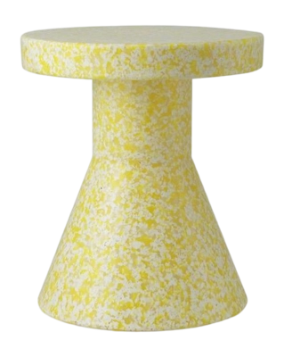 Hocker Normann Copenhagen Bit Stool Cone Yellow / White