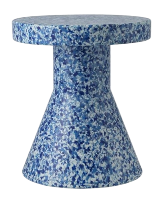 Hocker Normann Copenhagen Bit Stool Cone Blue / White