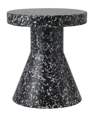 Kruk Normann Copenhagen Bit Stool Cone Black/White