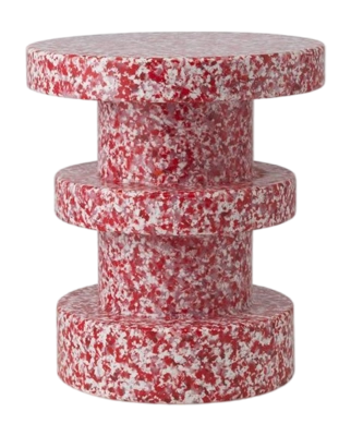 Hocker Normann Copenhagen Bit Stool Stack Red / White