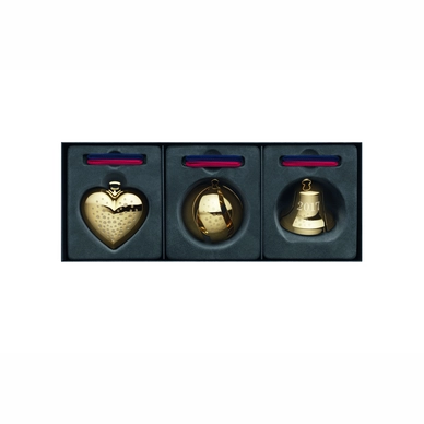 Kerstornament Georg Jensen Giftset Goud (3-delig)