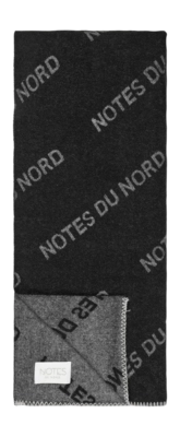 Scarf Notes du Nord Women Isaya Wool Noir Mix