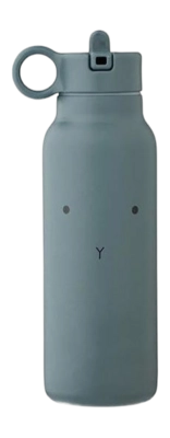 Drinkbeker Liewood Falk Water Bottle Rabbit Whale Blue 350ml