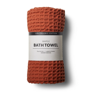 Humdakin_SKU236_WaffleBathTowels_Terracotta_3