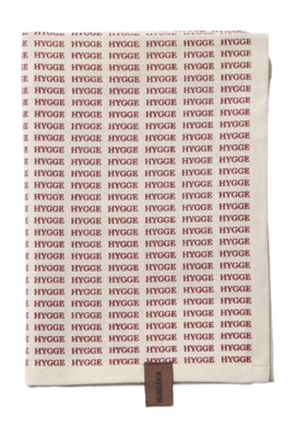 Theedoek Humdakin Notes of Hygge Neutral (Set van 2)