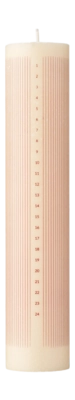 Kaars Humdakin Christmas Maroon Stribes