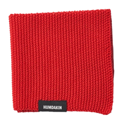 Dishcloth Humdakin Knitted Rushing Red