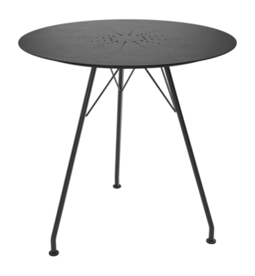Bijzettafel Houe Circum Café Table Black Ø74