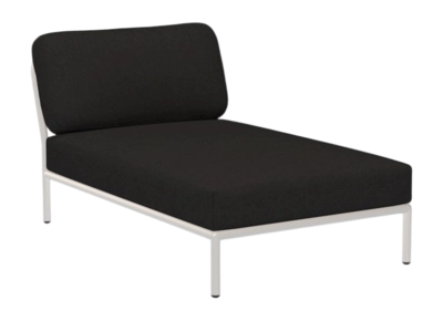 Loungeset Houe Level Chaiselong Frame Muted White Cushion Char