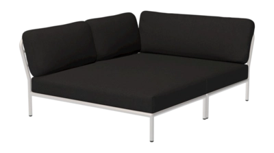 Loungeset Houe Level Cozy Corner Left Frame Muted White Cushion Char