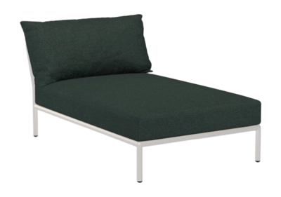 Loungeset Houe Level 2 Chaiselong Frame Muted White Cushion Alpine