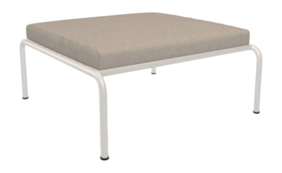 Voetenbank Houe Avon Ottoman Frame Muted White Cushion Ash