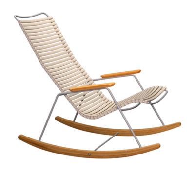 Loungestoel Houe Click Rocking Chair Beige