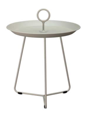 Bijzettafel Houe Eyelet Tray Table Beige Ø45