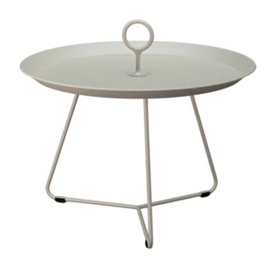 Table de Bout Houe Eyelet Plateau Beige Ø57,5