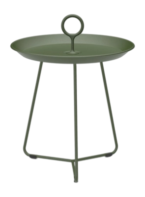 Table de Bout Houe Eyelet Tray Table Olive Green Ø45