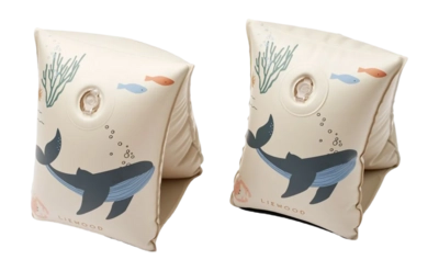 Zwembandje Liewood Shirley Printed Sea Creature / Sandy 0-15 kg (Set van 2)