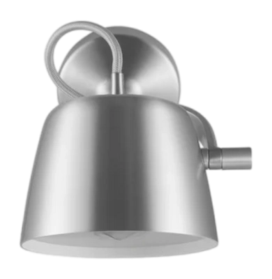 Wandlamp Normann Copenhagen Tub Wall Lamp Aluminum