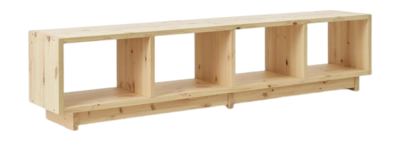 2---Plank Bookcase Low1