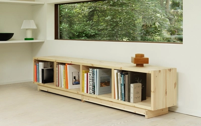 3---2023_Plank_Bookcase_Low_Cellu_Table_Lamp_Light_Green