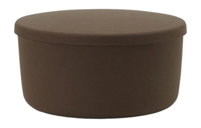 Fußhocker Normann Copenhagen Hide Storage Pouf Large Brown
