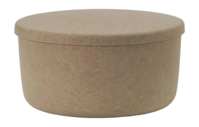 Fußhocker Normann Copenhagen Hide Storage Pouf Large Sand