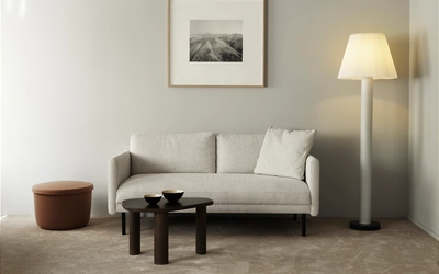 3---2023RarSofa2SeaterVeneziaOffWhiteCelluFloorLampGreySculpTableSmallHidePoufSmallBrown