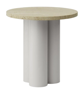 Bijzettafel Normann Copenhagen Dit Table Sand Travertine Light