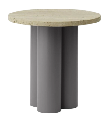 Bijzettafel Normann Copenhagen Dit Table Grey Travertine Light