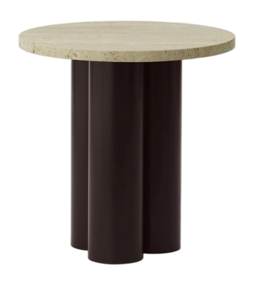 Beistelltisch Normann Copenhagen Dit Table Brown Travertine Light